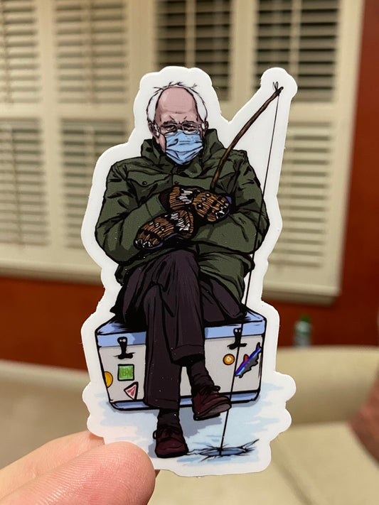 bernie mittens, bernie stickers, bernie sanders, mittens 