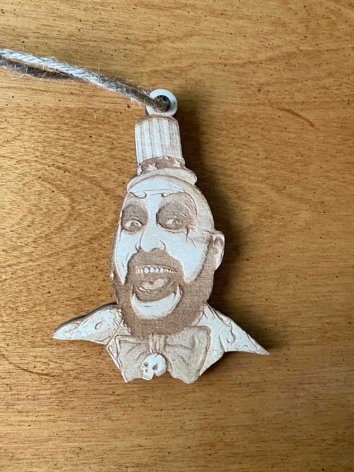 Captain Spaulding wood ornament - devils rejects 3 from hell tutti fruti