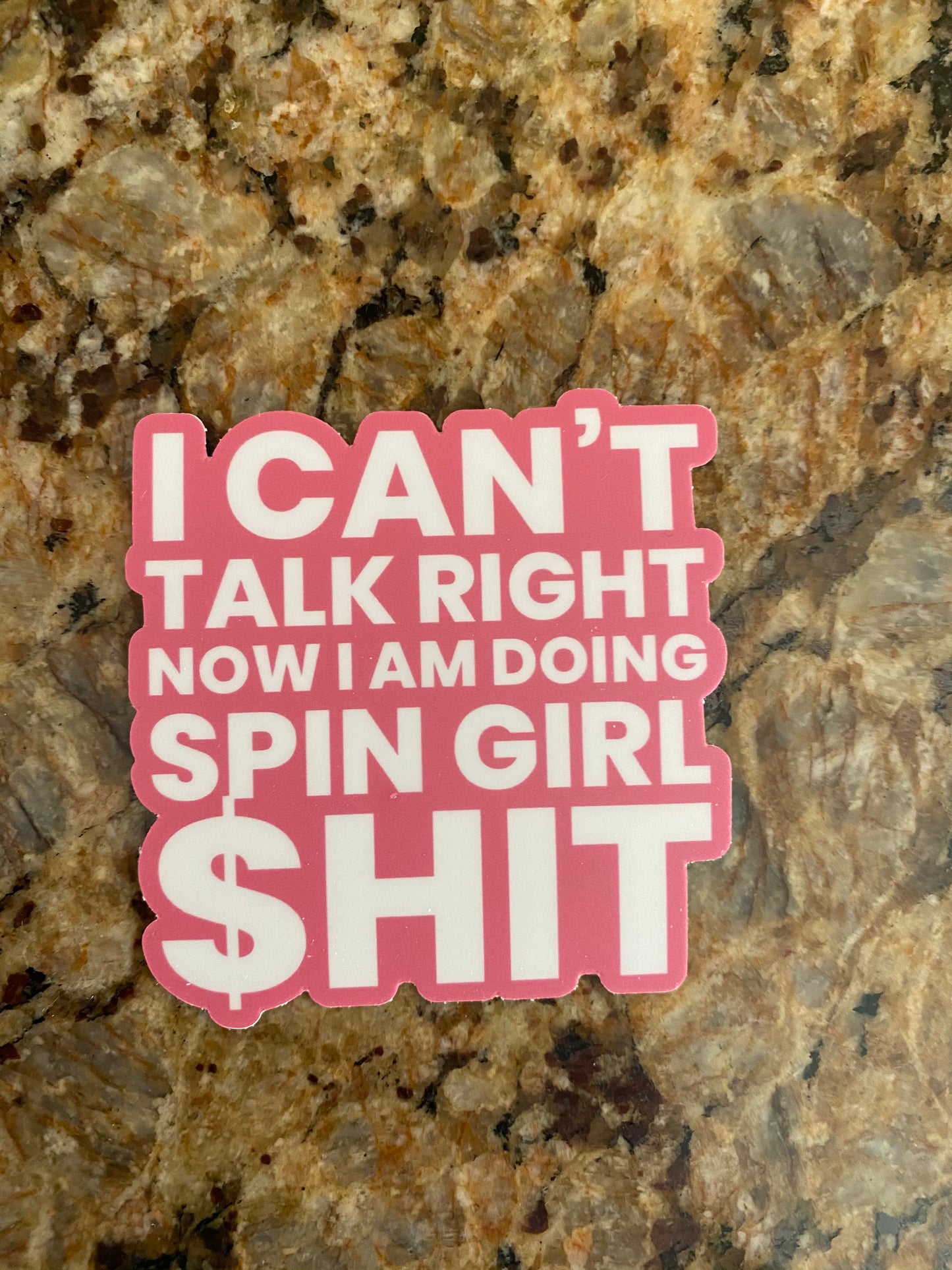 Tik Tok inspired song/quotes spin girl sticker - Megan the stallion  - I a hot girl I do hot quotes