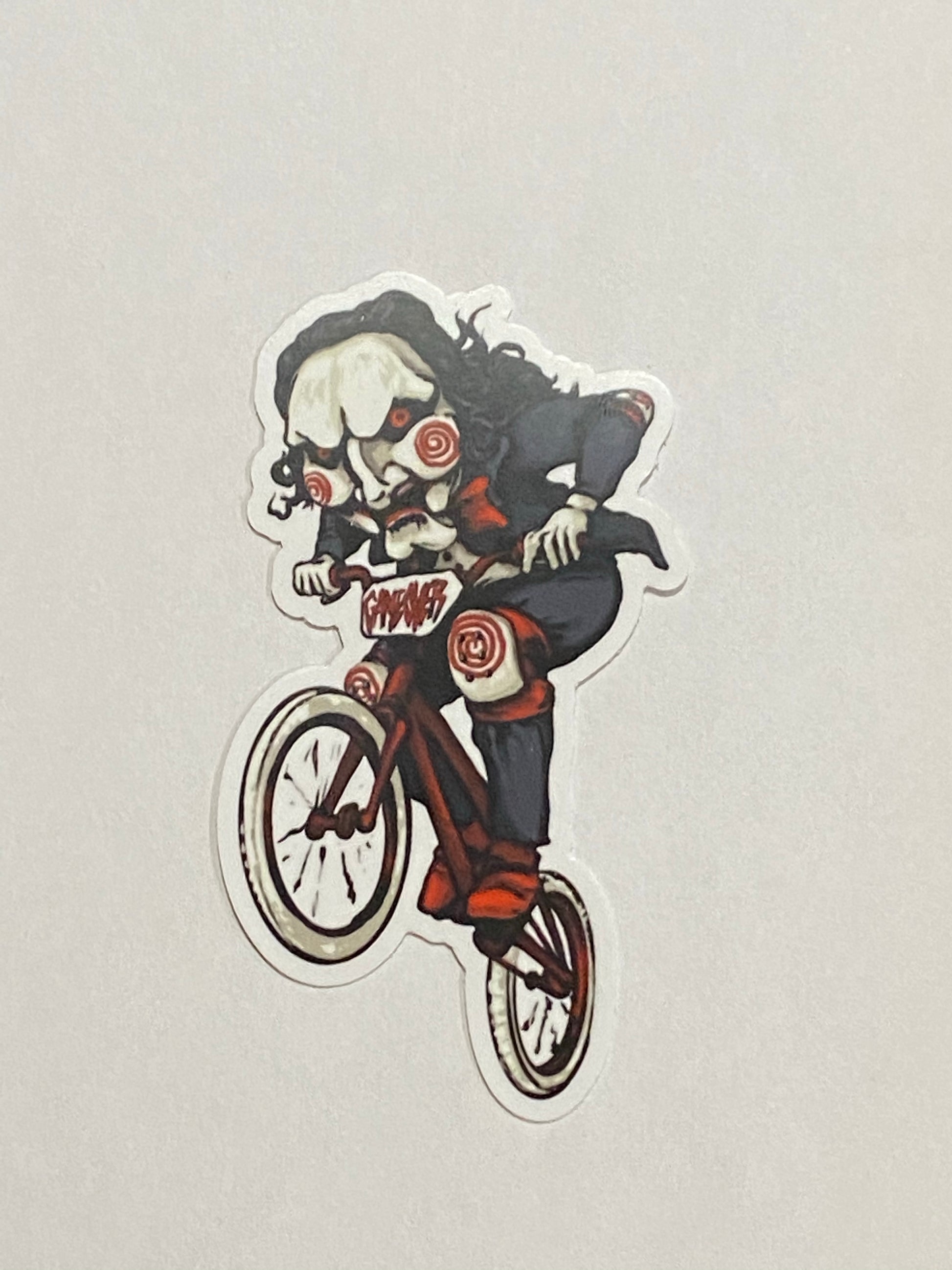 saw inspired bmx sticker saw the movie sticker 