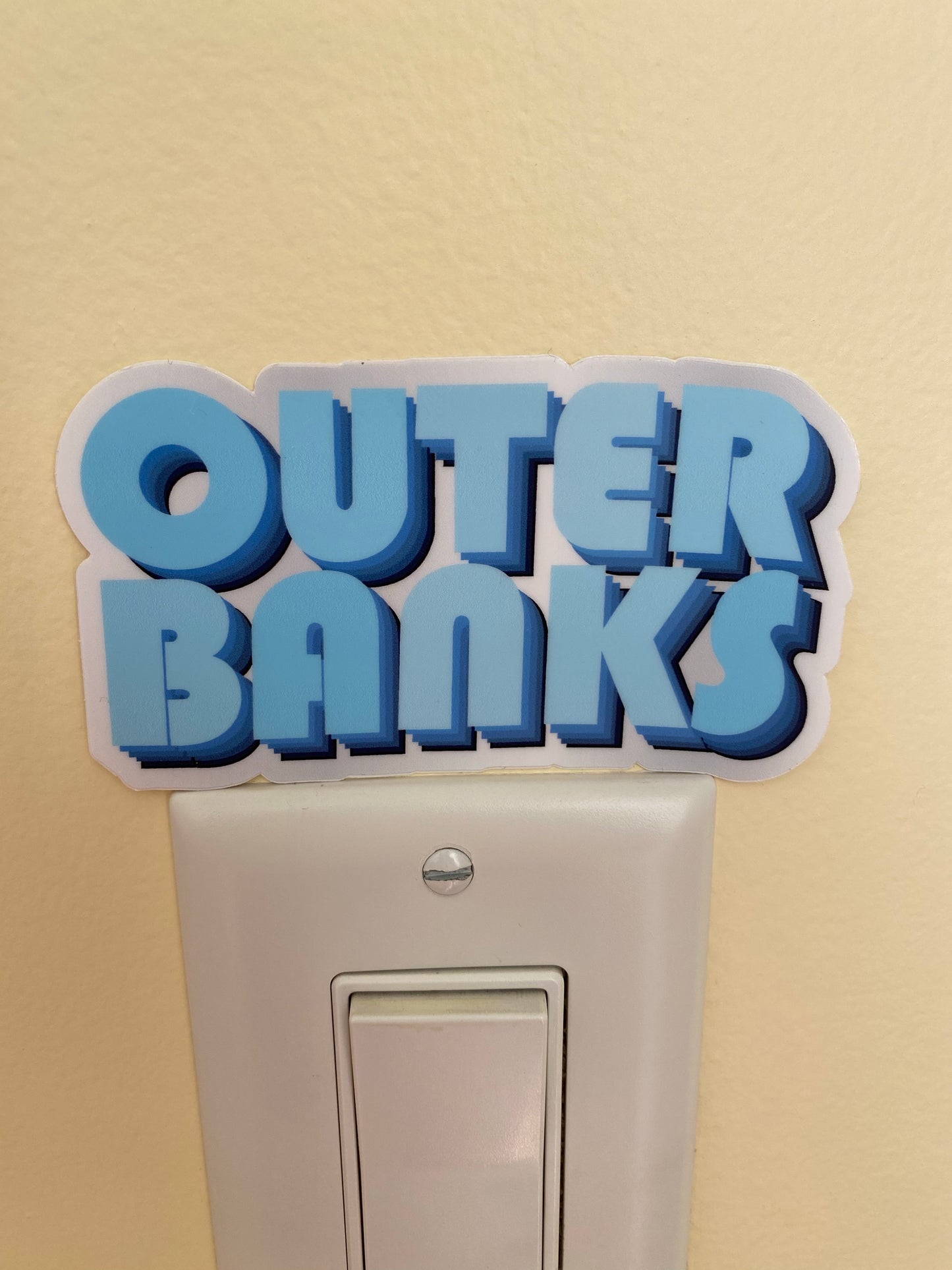 Outer Banks Blue  sticker  John B JJ Pope Kiara Sarah OBX