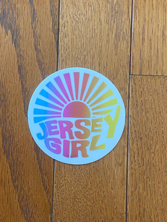 jersey girl sticker 