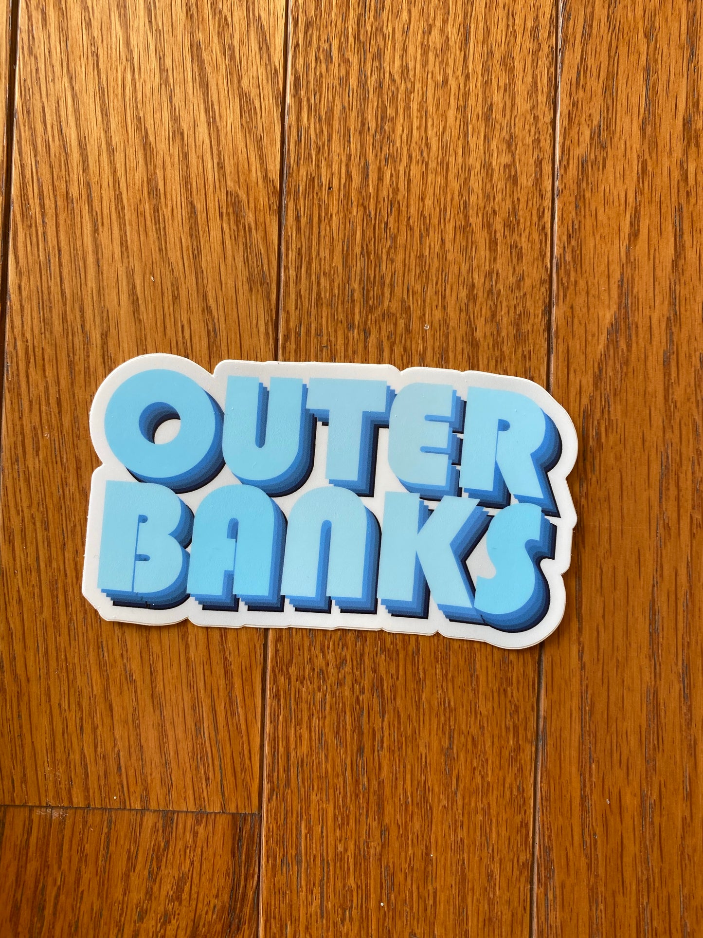 Outer Banks Blue  sticker  John B JJ Pope Kiara Sarah OBX