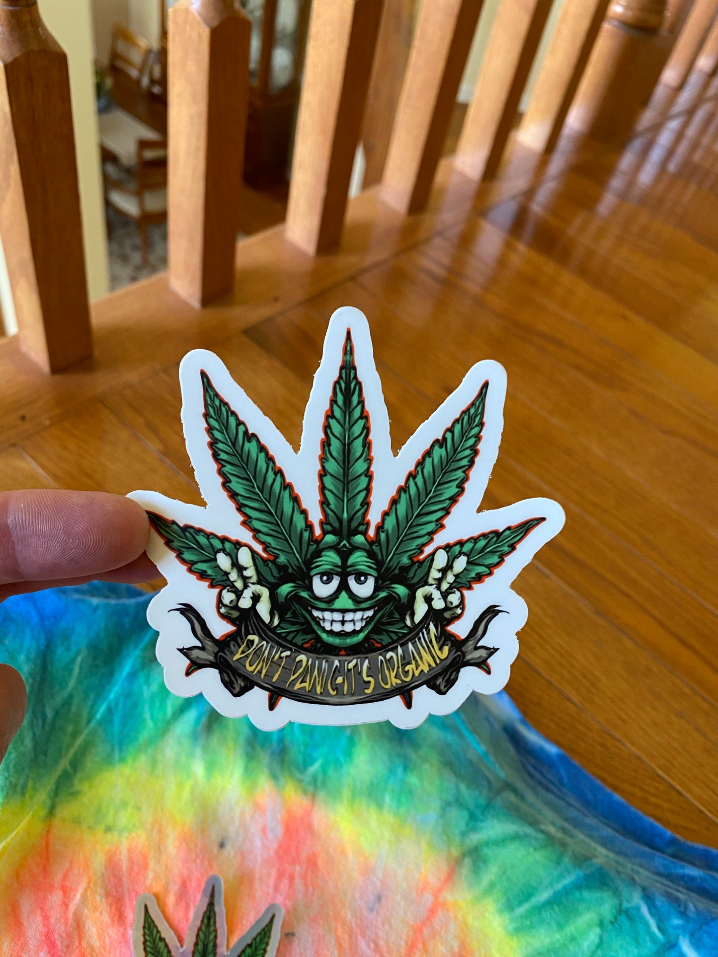 Don’t panic it’s organic sticker - high times purple haze