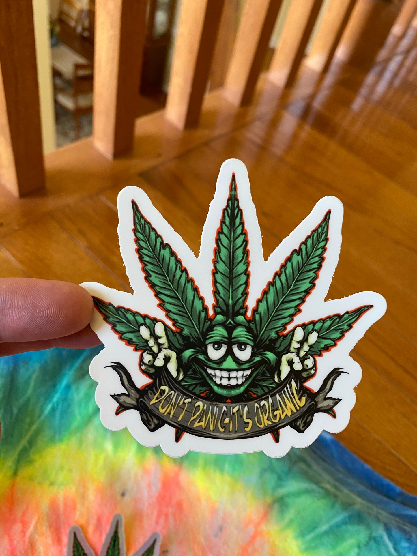 Don’t panic it’s organic sticker - high times purple haze