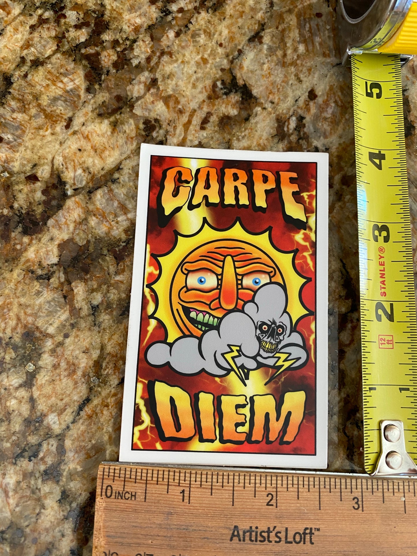 Carpe  Diem Sun & Cloud - Seize the Day - live life