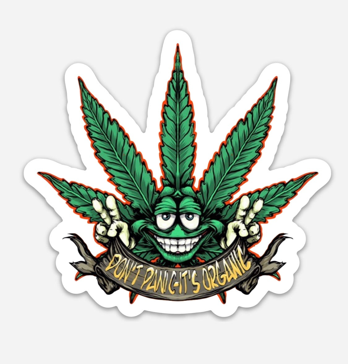 Don’t panic it’s organic sticker - high times purple haze