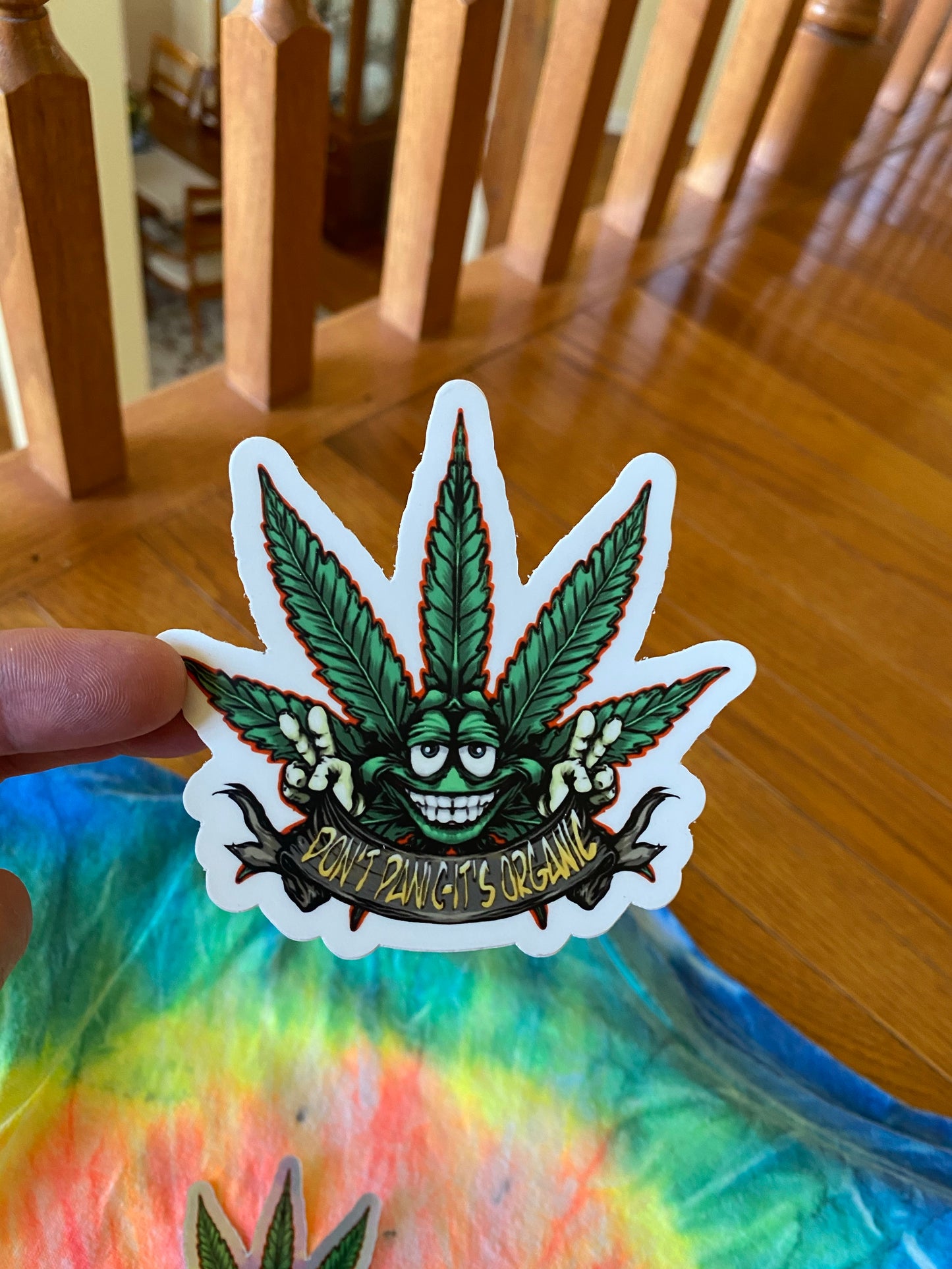 Don’t panic it’s organic sticker - high times purple haze