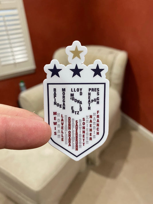 USA names USWNT team design USA 4 stars