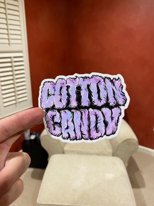 Sugar boardwalk sweets collection - cotton candy sticker