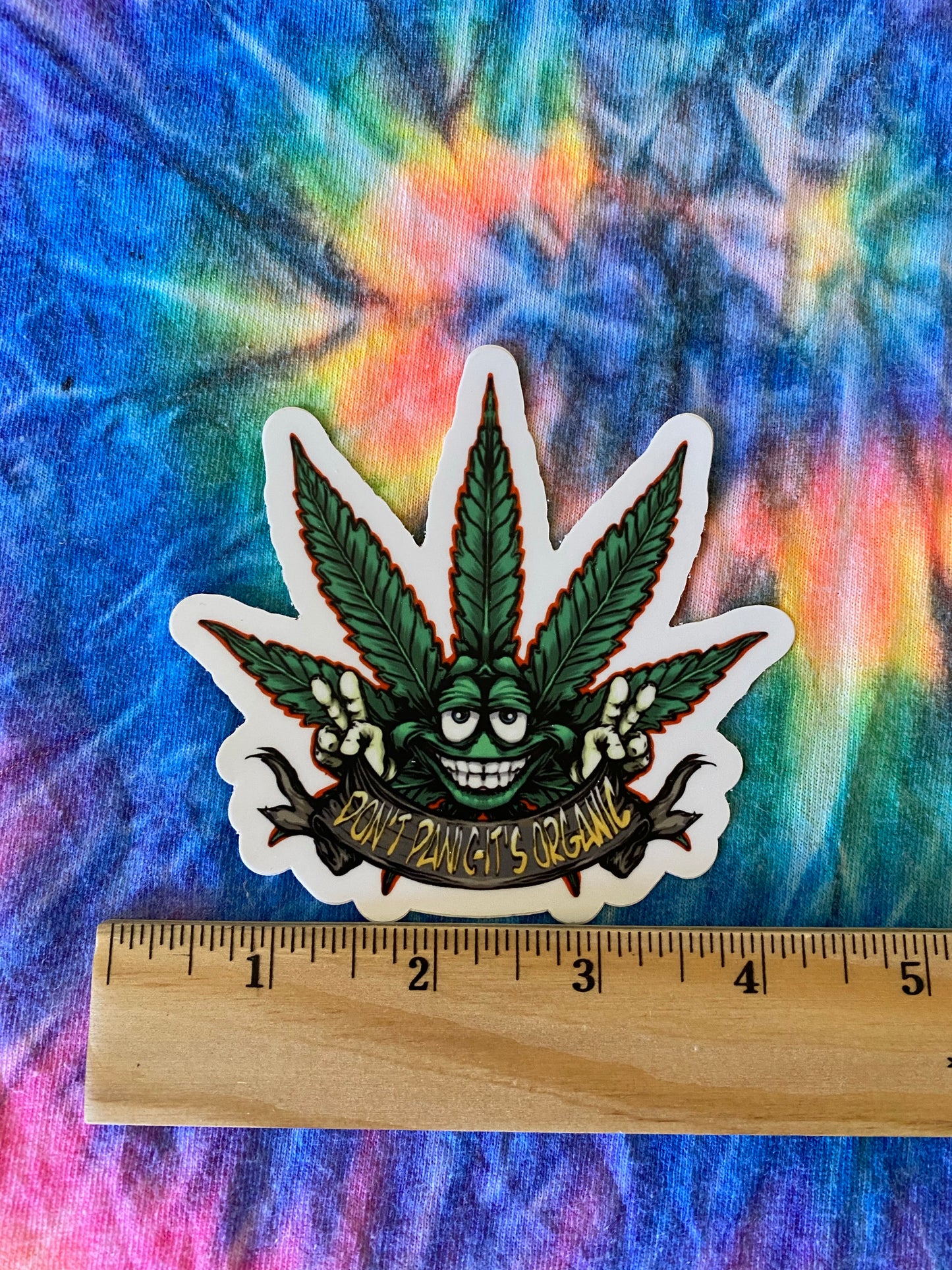 Don’t panic it’s organic sticker - high times purple haze