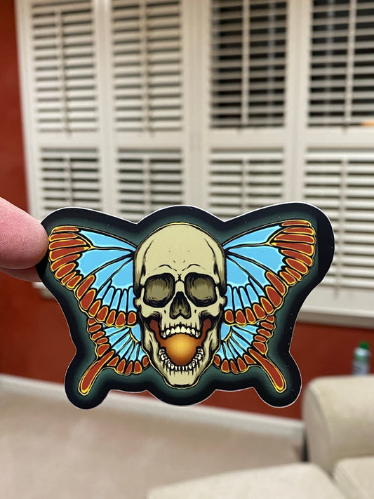 butterfly, butterfly stickers, butterfly skull, tattoo stickers, tattoo art