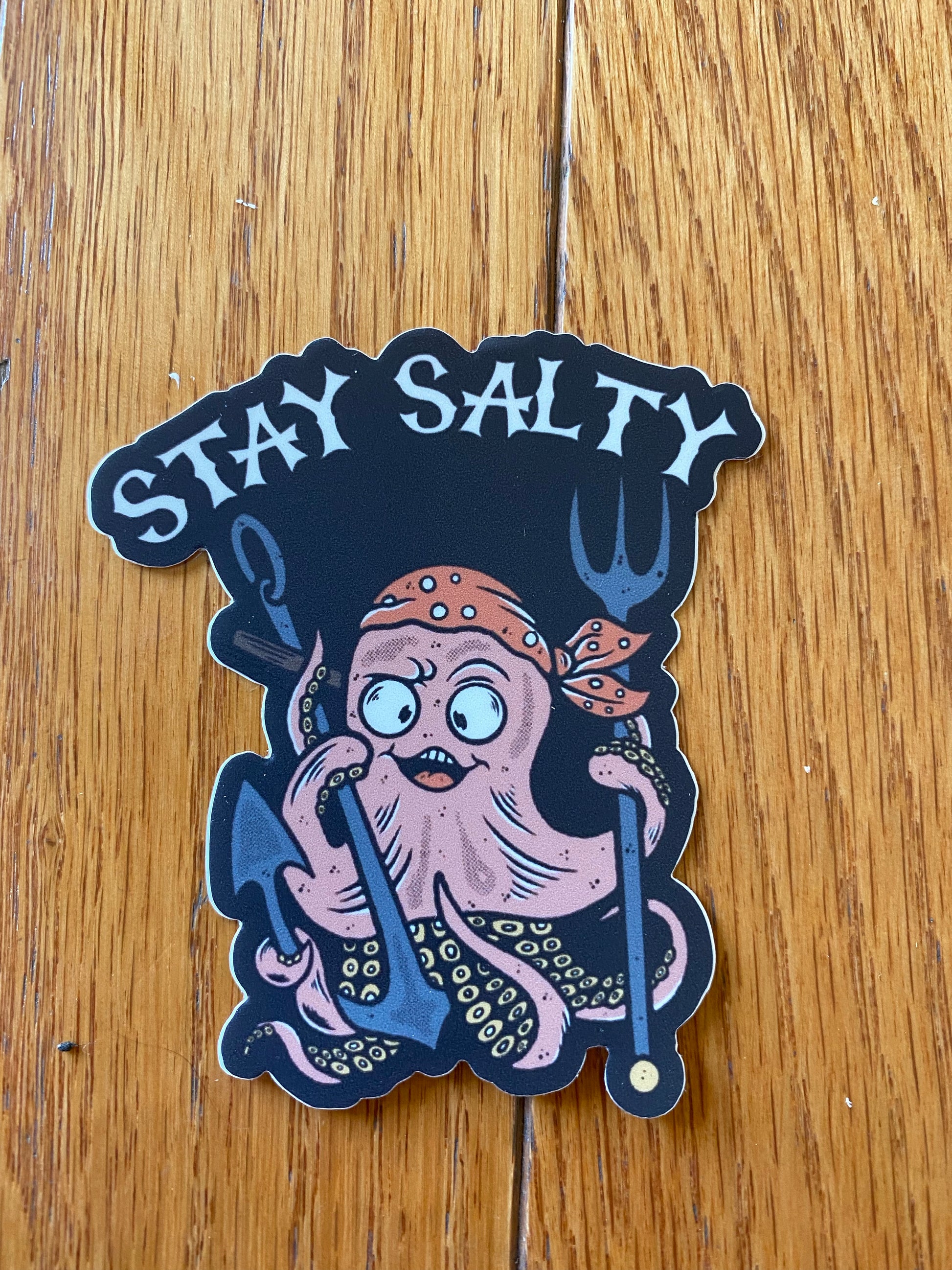 stay salty sticker 