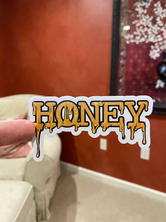 Honey drip sticker boardwalk sweets collection - cotton candy sticker