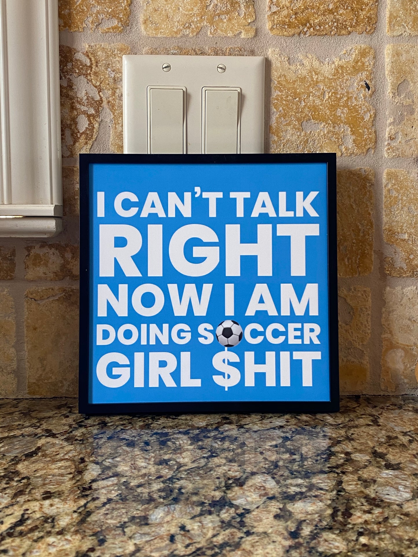 Tik Tok inspired song/quotes soccer girl sign - Megan the stallion  - I a hot girl I do hot quotes